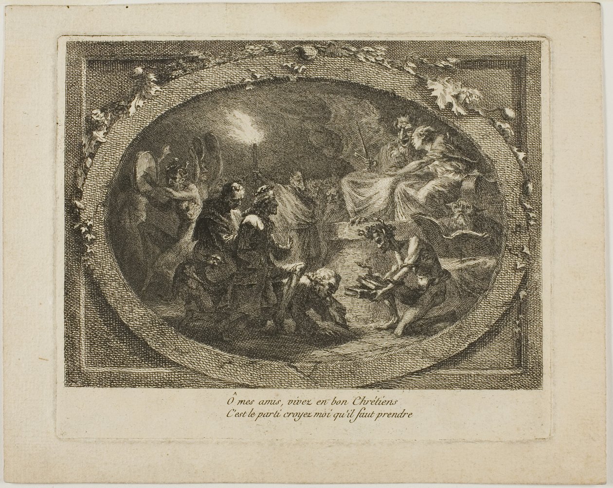 Voltaire at a Satanic Revel by Unknown artist