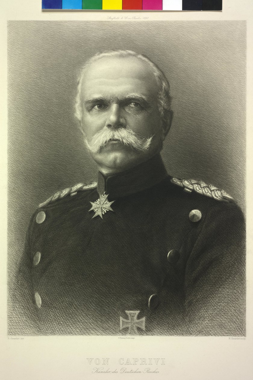 Von Caprivi, Chancellor of the German Empire by Unknown artist