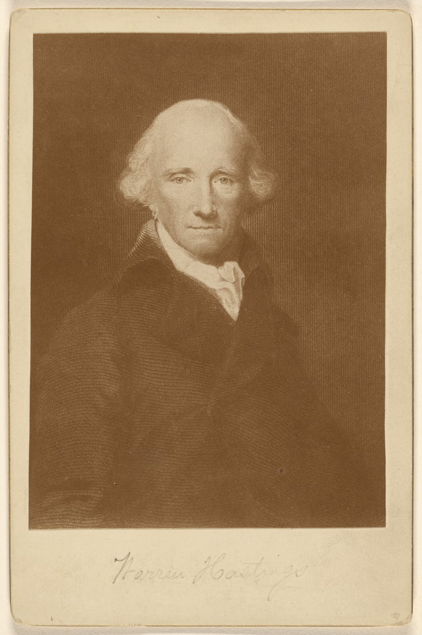 Warren Hastings (from an engraving) by Unknown artist