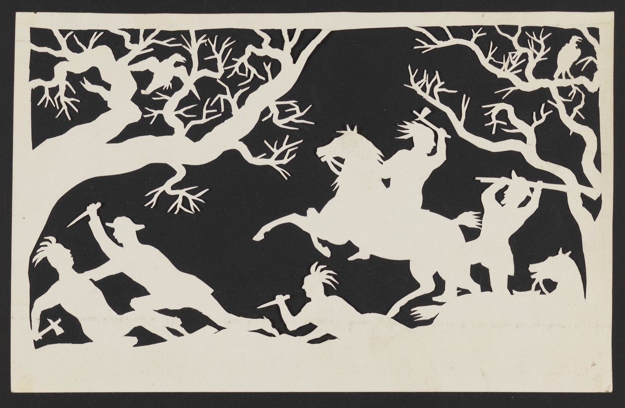 White Men Massacring Indians by Unknown artist