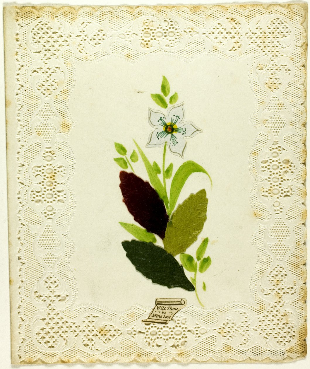 Wilt Thou Be Mine Love? (valentine) by Unknown artist