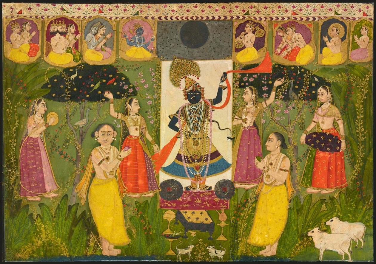 Worship of Shri Nathji by Unknown artist