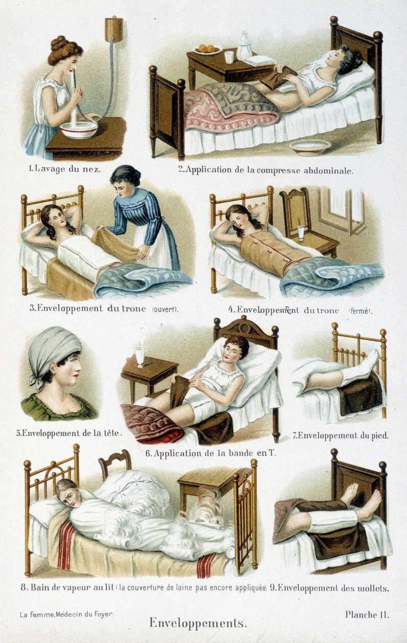Wraps - in The woman, home doctor by Unknown artist