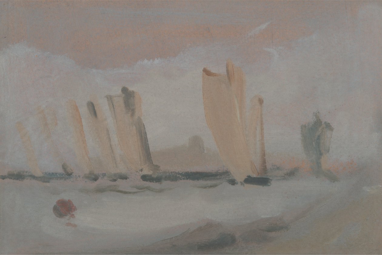 Yacht Racing on the Solent by Unknown artist