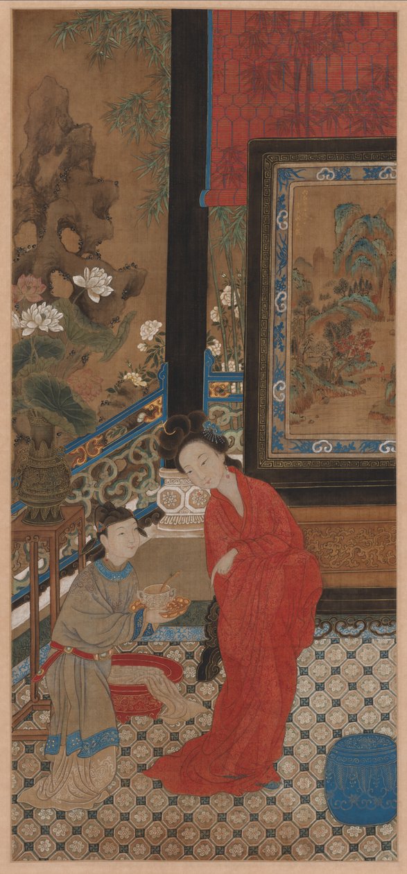 Yang Guifei Leaving the Bath by Unknown artist