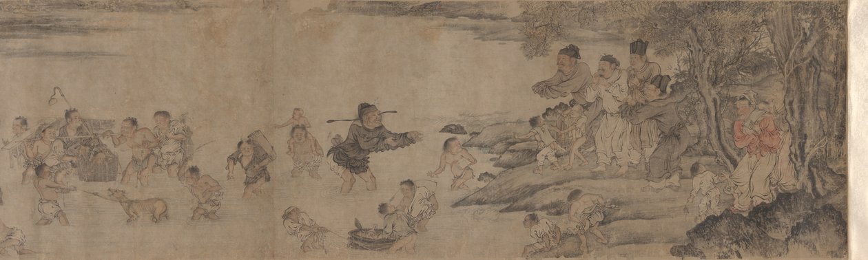 Yang Pu Moving His Family by Unknown artist