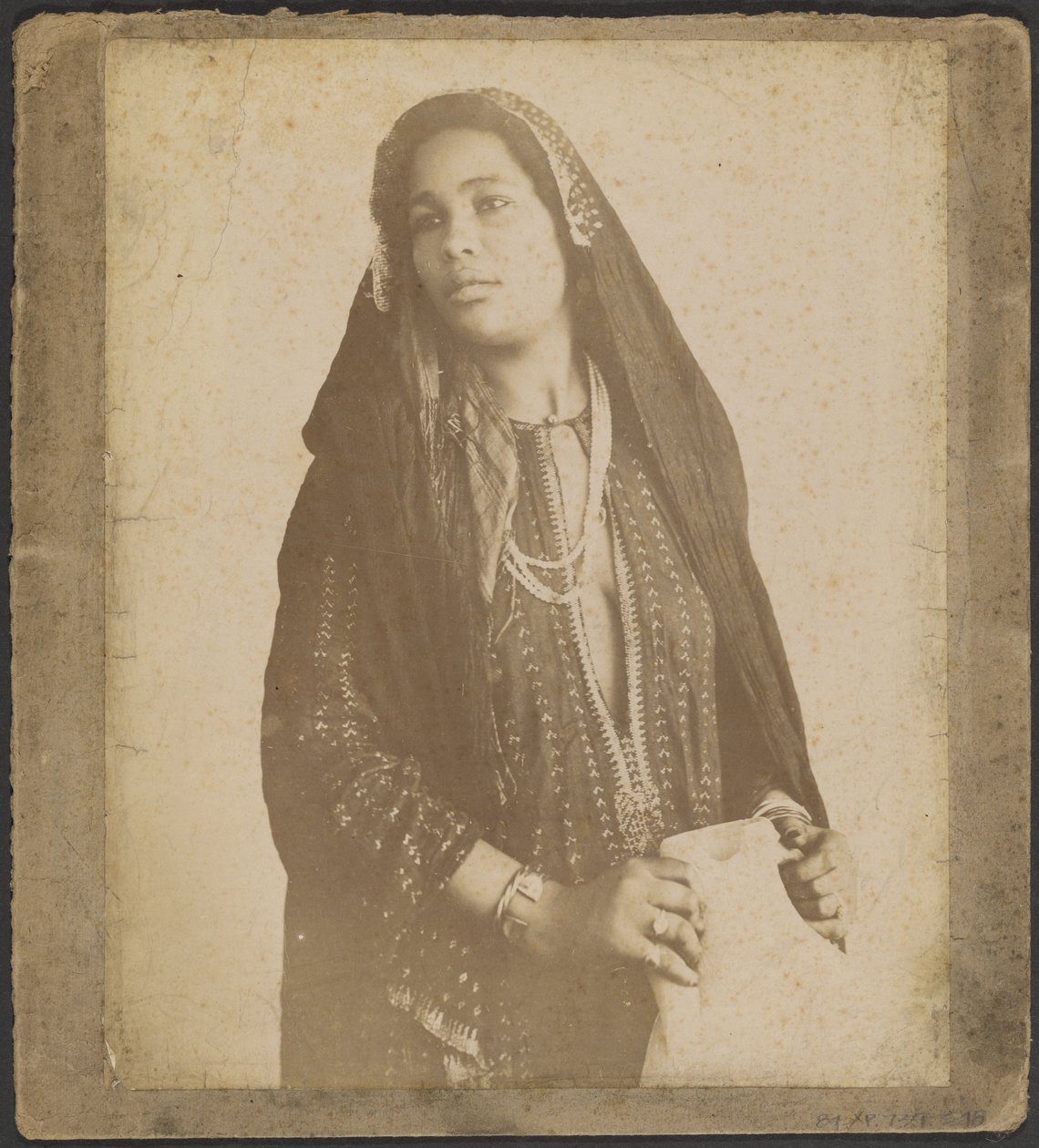 Young Woman with Veil by Unknown artist