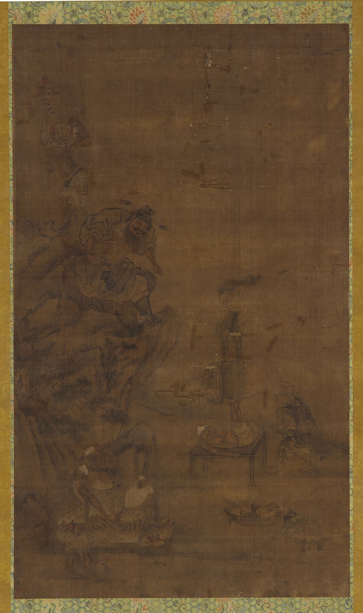 Zhong Kui Taming the Five Pestilences by Unknown artist