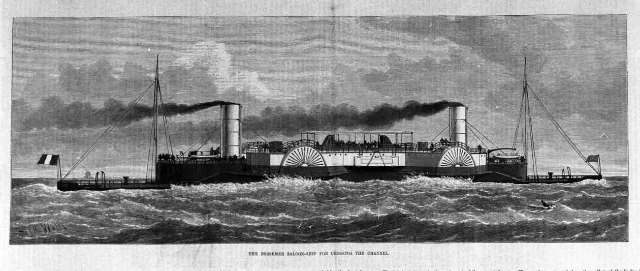 Boat designed against seasickness by Unknown artist