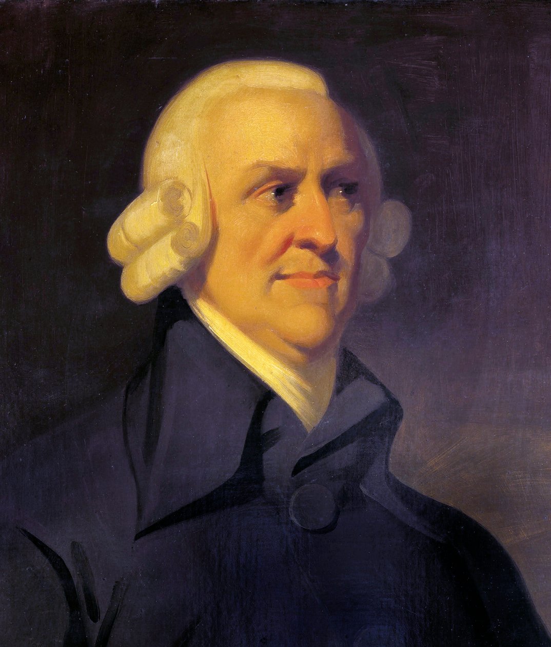 Portrait of Adam Smith (detail) by Unknown artist