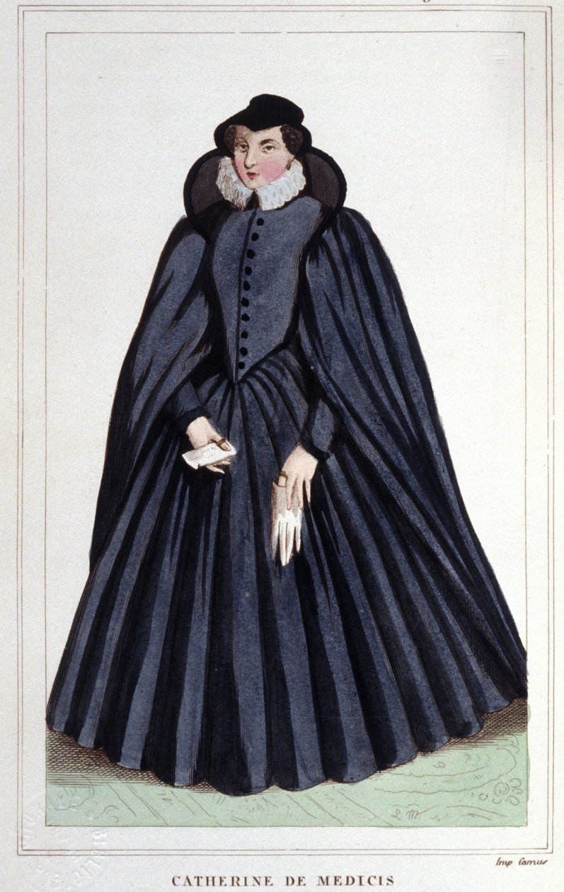 Portrait of Catherine de Medici (1519-1589) by Unknown artist