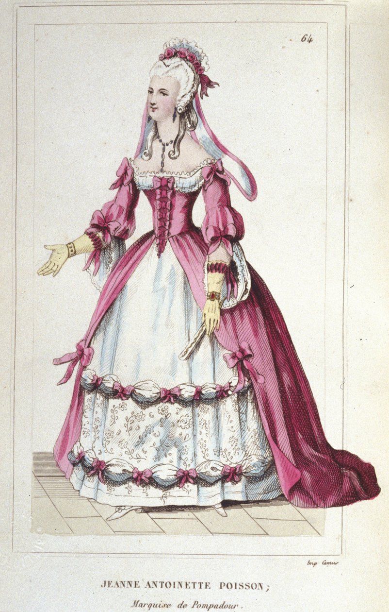 Portrait of Jeanne-Antoinette Poisson, Marquise of Pompadour (Madame de Pompadour) by Unknown artist