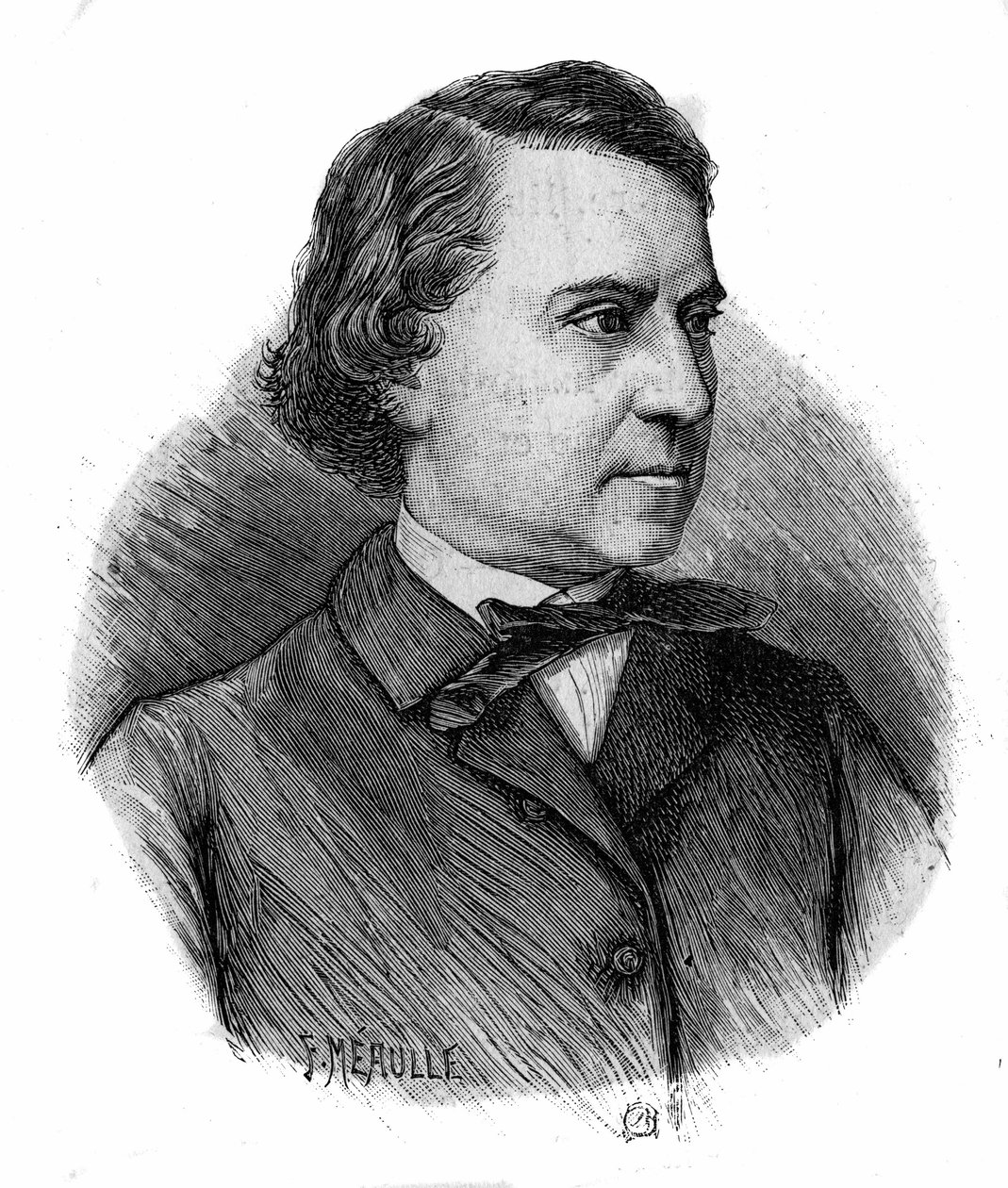 Portrait of Louis Blanc, French politician and historian (1811-1882). by Unknown artist