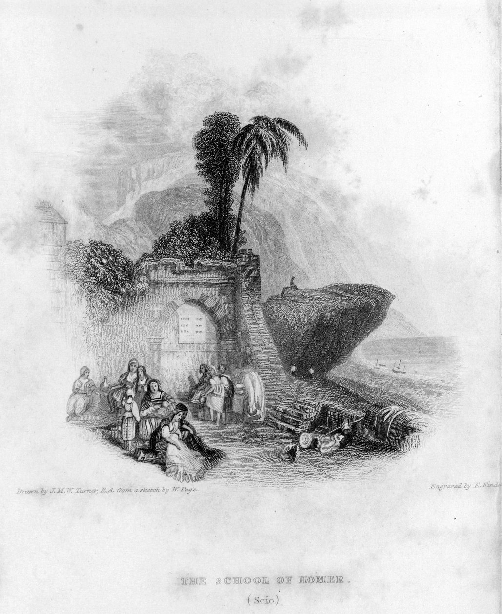 The School of Homer on the Greek Island of Chios by Unknown artist