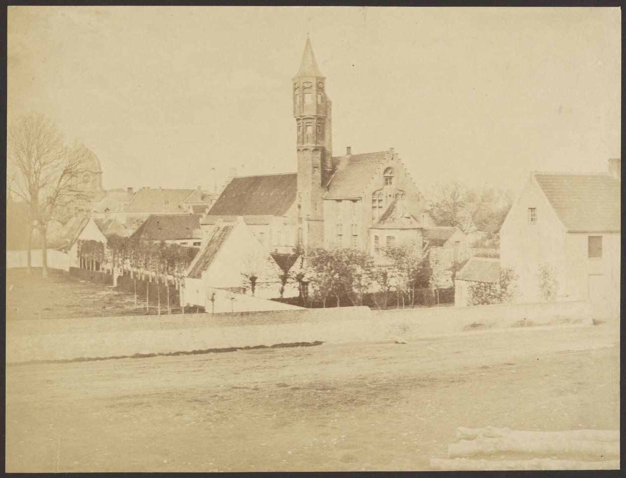 Cathedral and Surrounding Village by Unknown artist/maker