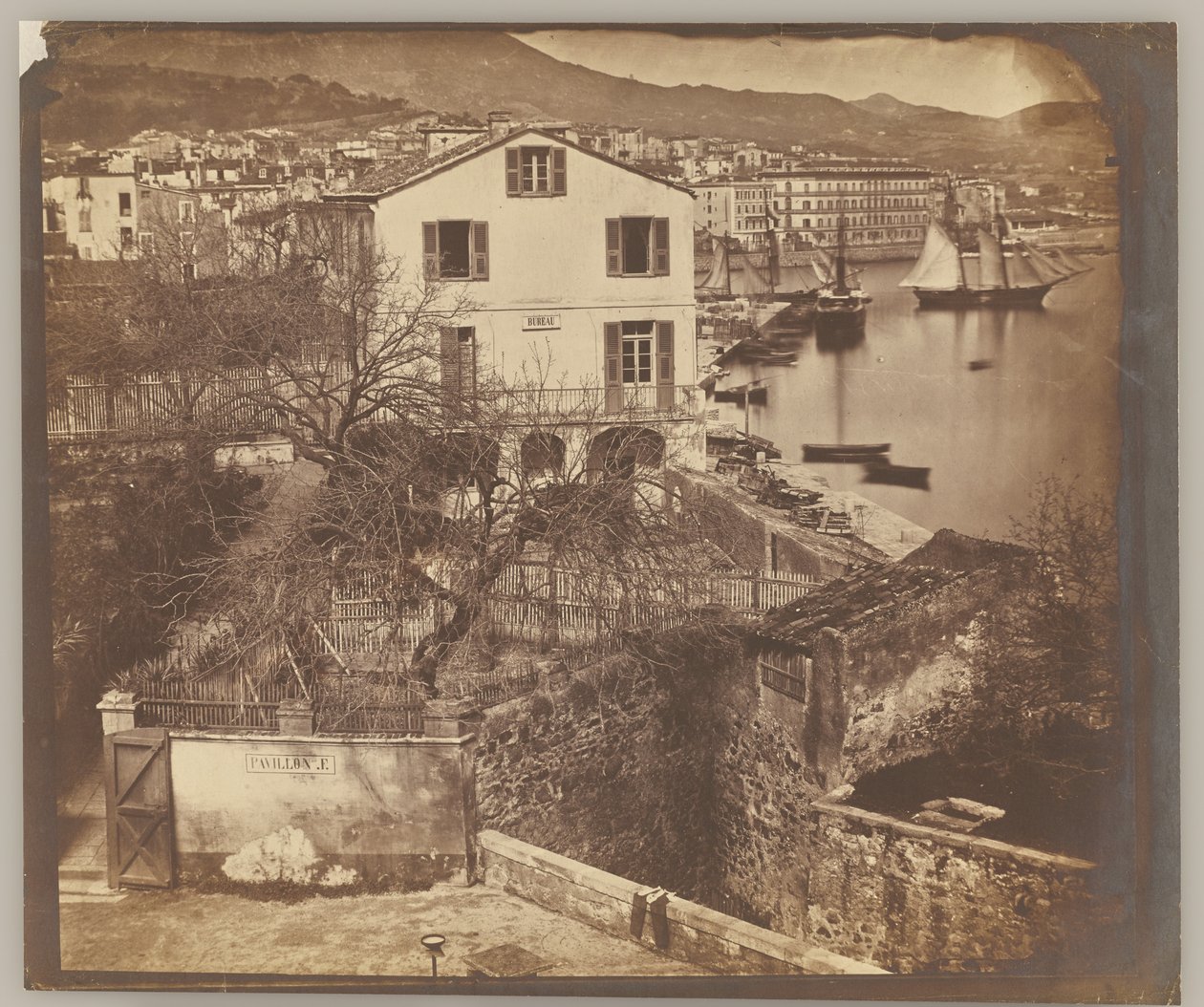 Harbor View, Ajaccio, Corsica by Unknown artist/maker