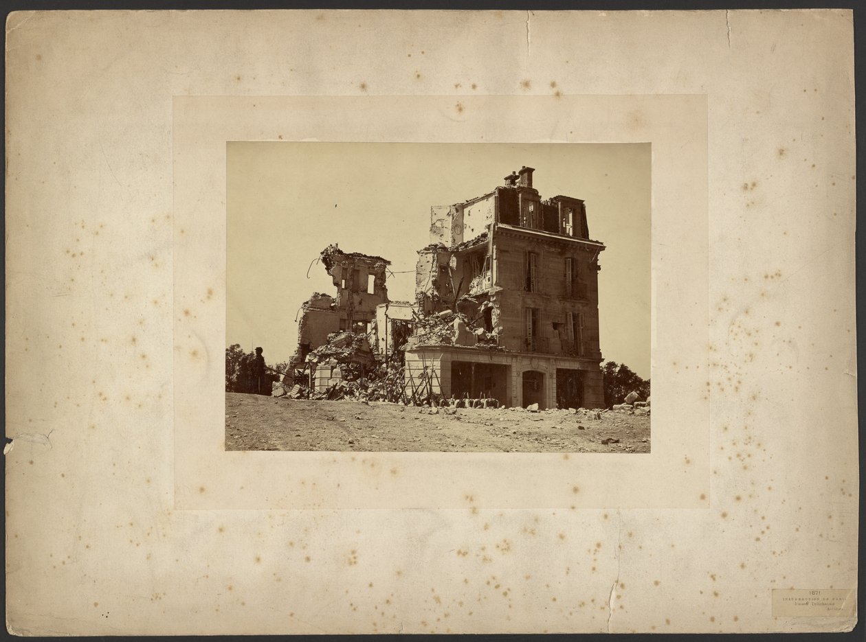Insurrection of Paris, Maison Delachaume, Asnières by Unknown artist/maker