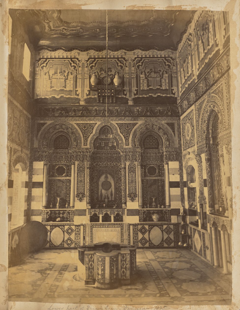 Interior of British Consulate, Damascus by Unknown artist/maker
