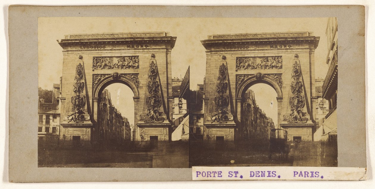Porte St Denis by Unknown artist/maker