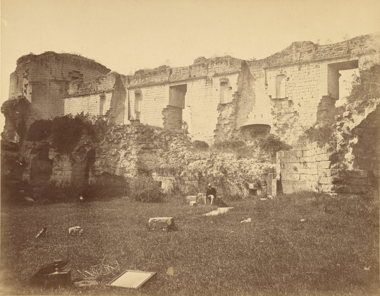 Ruins of Château de Coucy by Unknown artist/maker