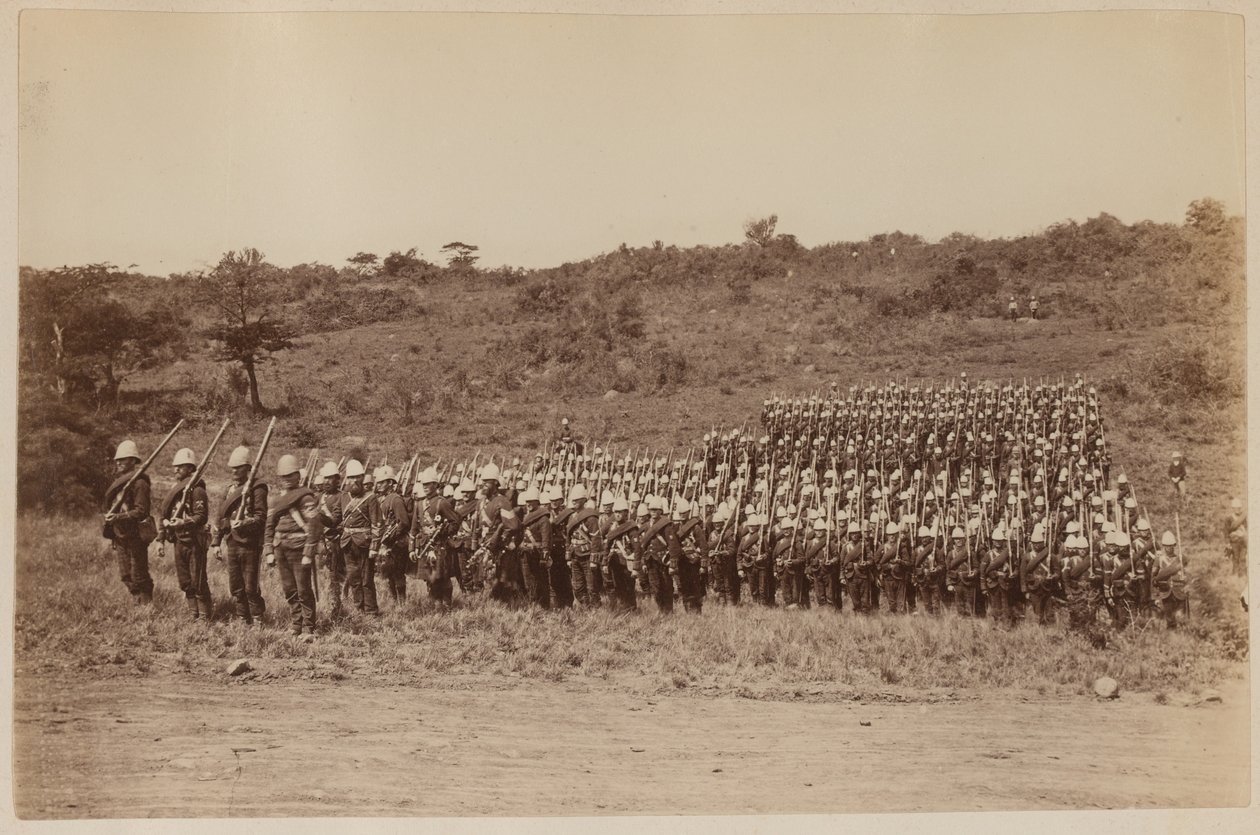 91st Highlanders returning from Zululand 1879 by Unknown photographer