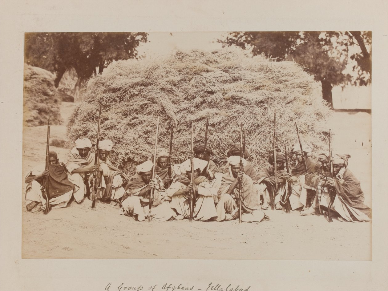 Afghan men, Jalalabad by Unknown photographer