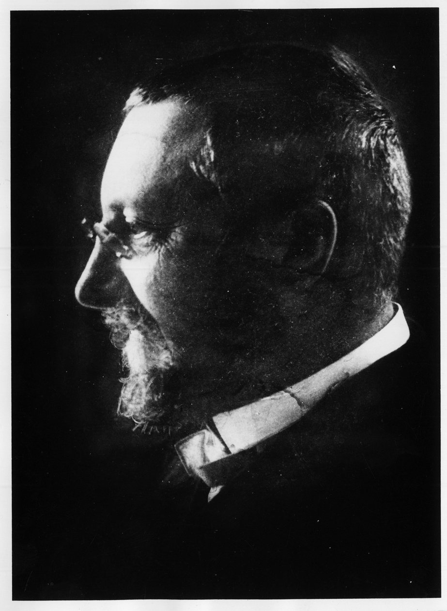 Alfred Binet, French physiologist and psychologist, student of Charcot (1857-1911). by Unknown photographer