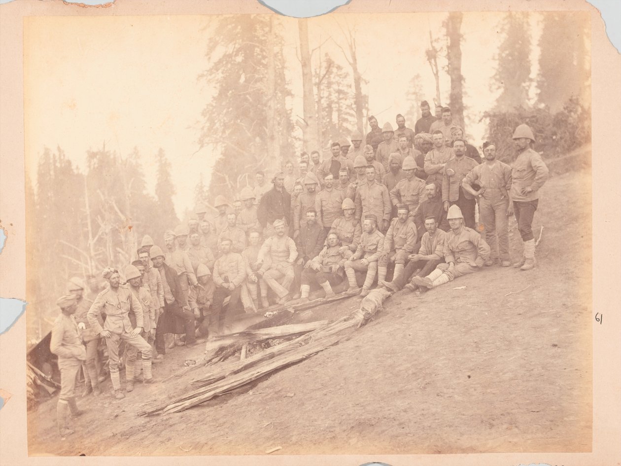 British Officers, Black Mountain Expedition by Unknown photographer
