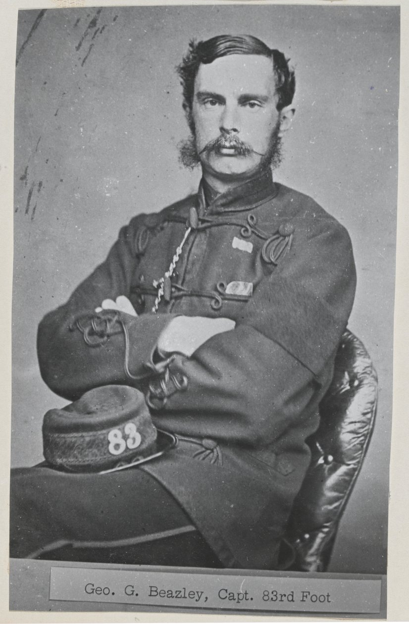 Captain George G Beazley, 83rd (County of Dublin) Regiment of Foot by Unknown photographer