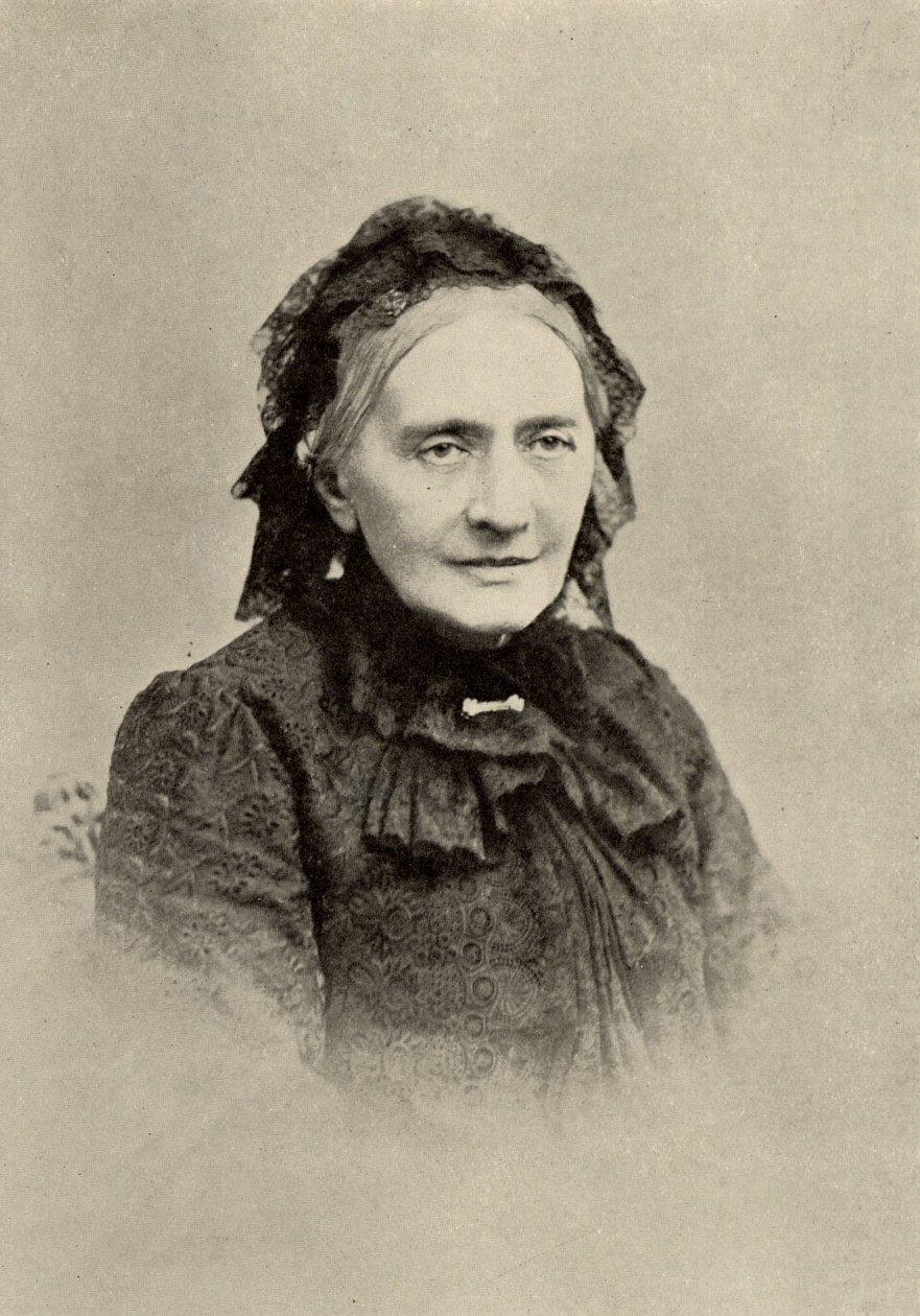 Clara Schumann (born Clara Wieck - 1819-1896) German pianist in old age by Unknown photographer