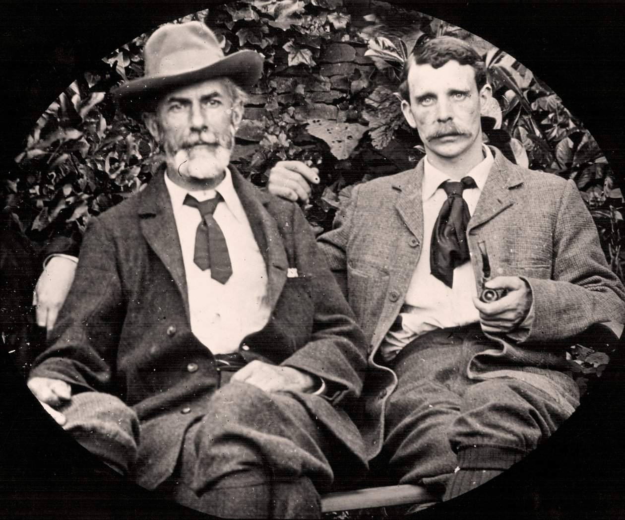 Edward Carpenter and his partner George Merrill, c.1900 by Unknown photographer
