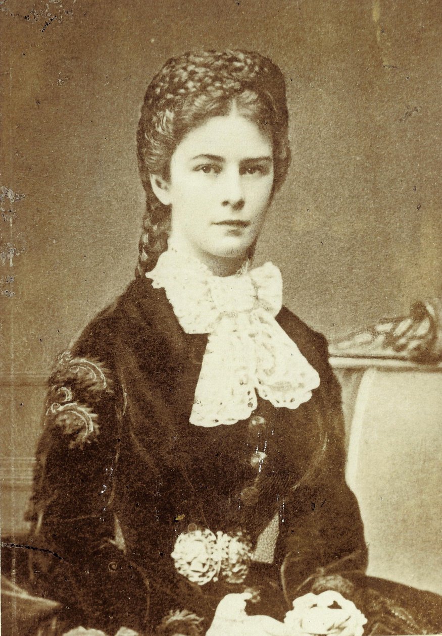 Elisabeth, Empress of Austria and Queen Consort of Hungary (24 December 1837 – 10 September 1898) by Unknown photographer