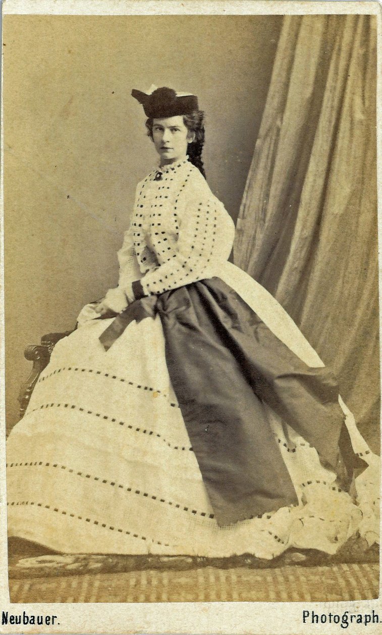 Elisabeth, Empress of Austria and Queen Consort of Hungary (24 December 1837 – 10 September 1898) by Unknown photographer