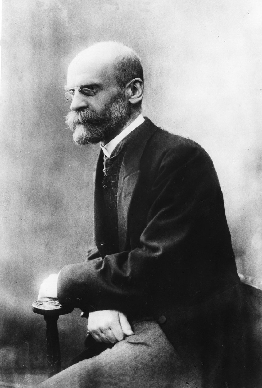 Emile Durkheim (1858 - 1917), French sociologist by Unknown photographer