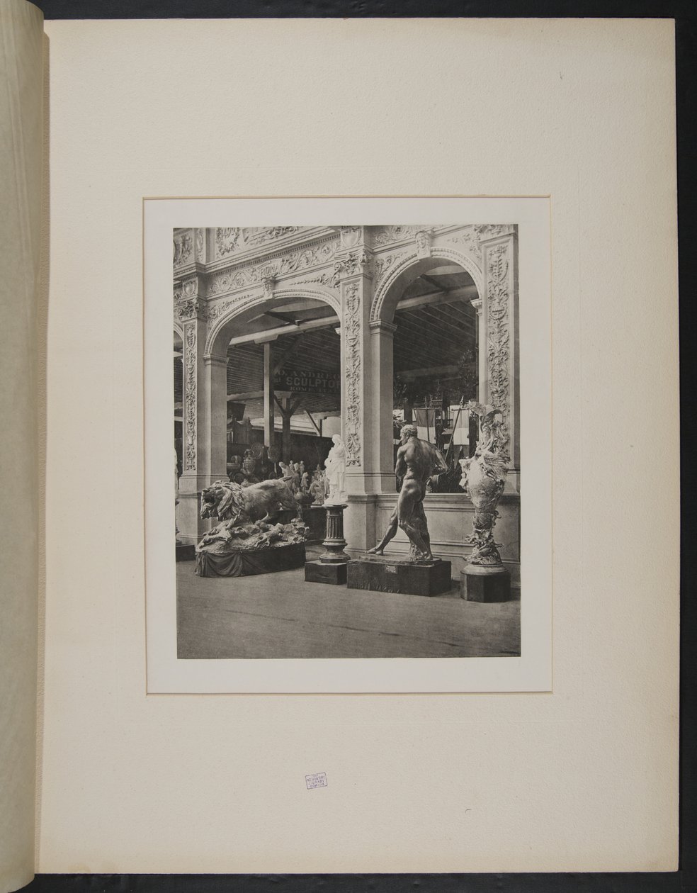 Entrance Italian Section, Manufactures Building by Unknown photographer