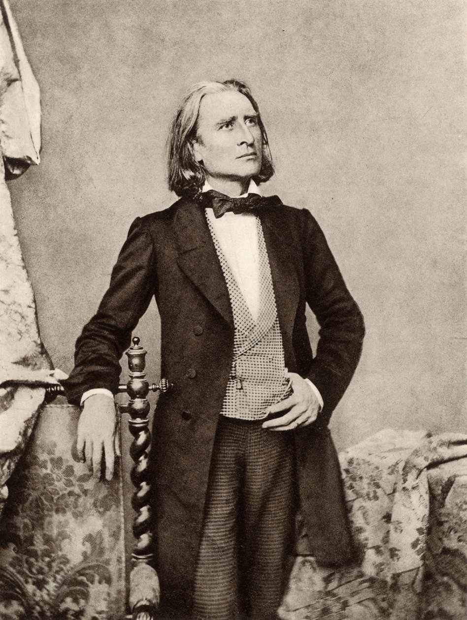 Franz Liszt (1811-1886) Hungarian Pianist and Composer by Unknown photographer