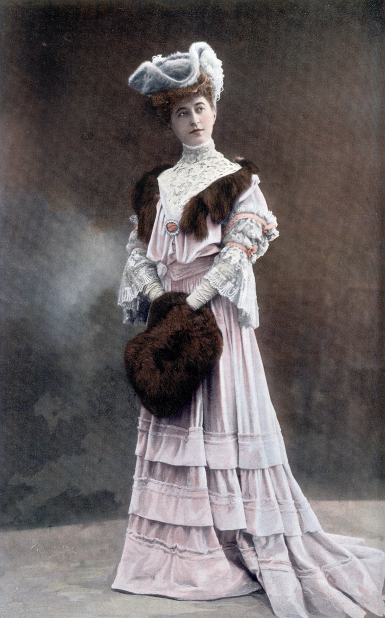 French Comedian Gabrielle Dorziat (1880-1979) Photo by Reutlinger from French Paper 