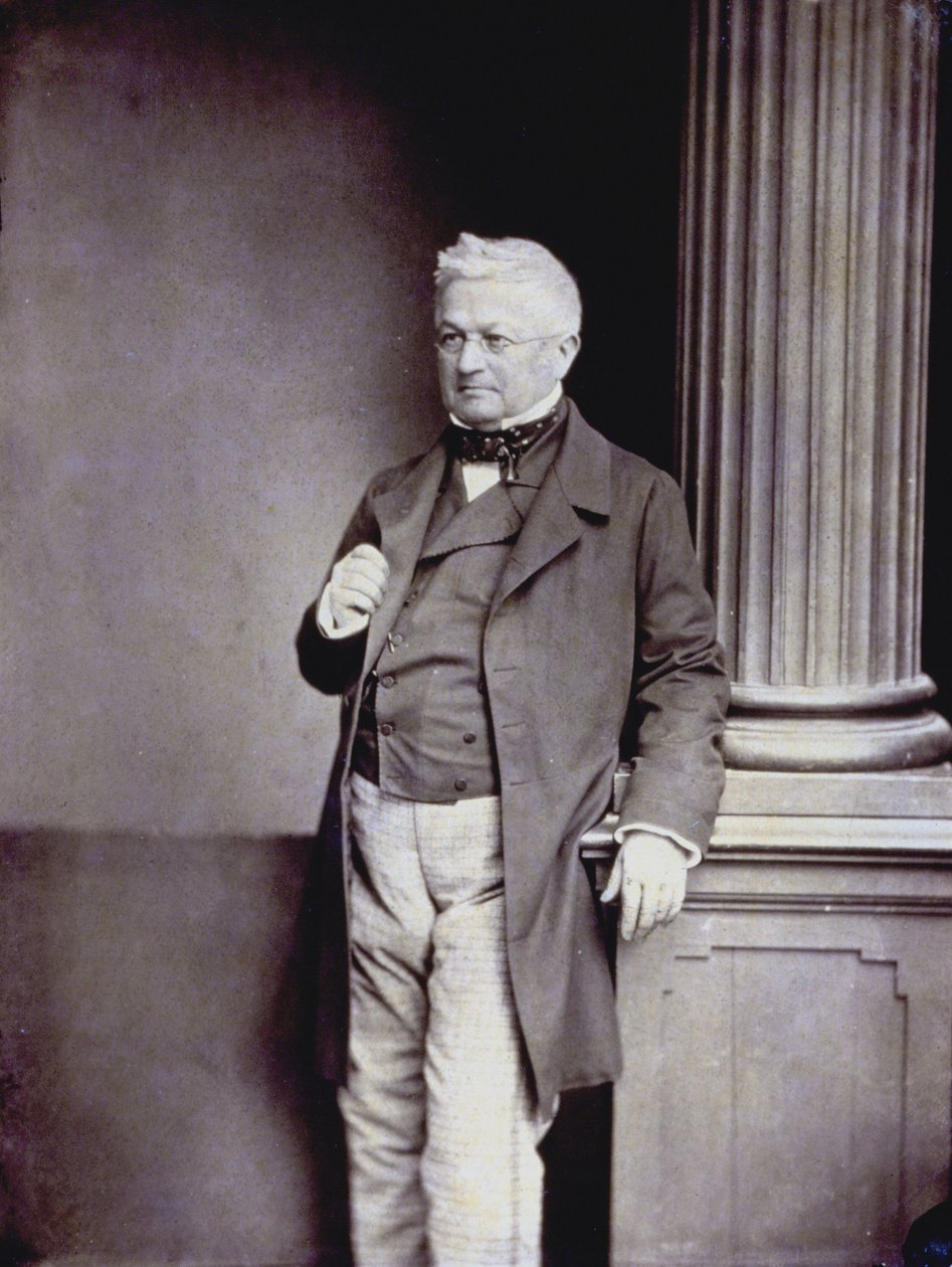 Full-length portrait of the French politician Adolphe Thiers in elegant Nineteenth century clothing by Unknown photographer