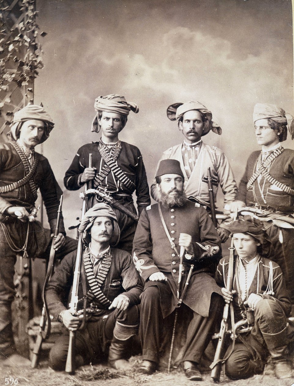 Georgian Warriors of Batum, City of Georgia, Capital of Adjaria by Unknown photographer