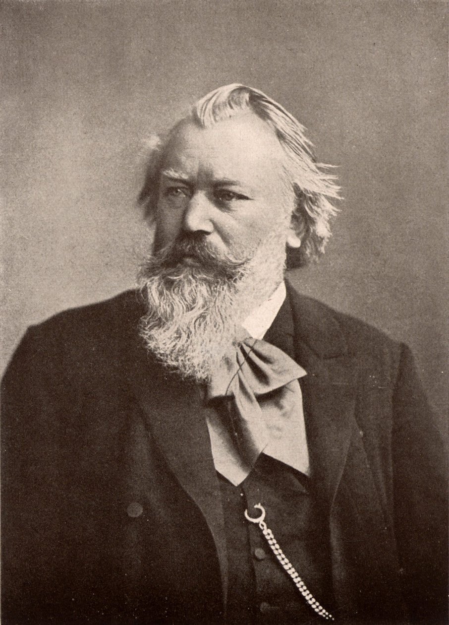 Johannes Brahms by Unknown photographer