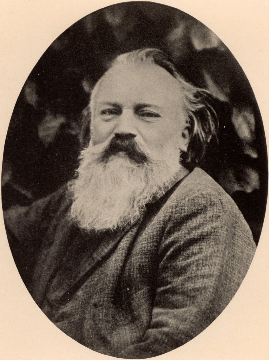 Johannes Brahms by Unknown photographer