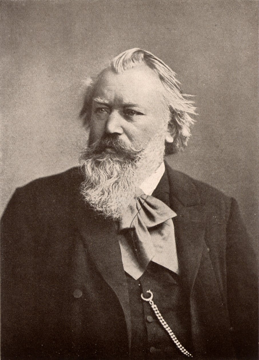 Johannes Brahms by Unknown photographer