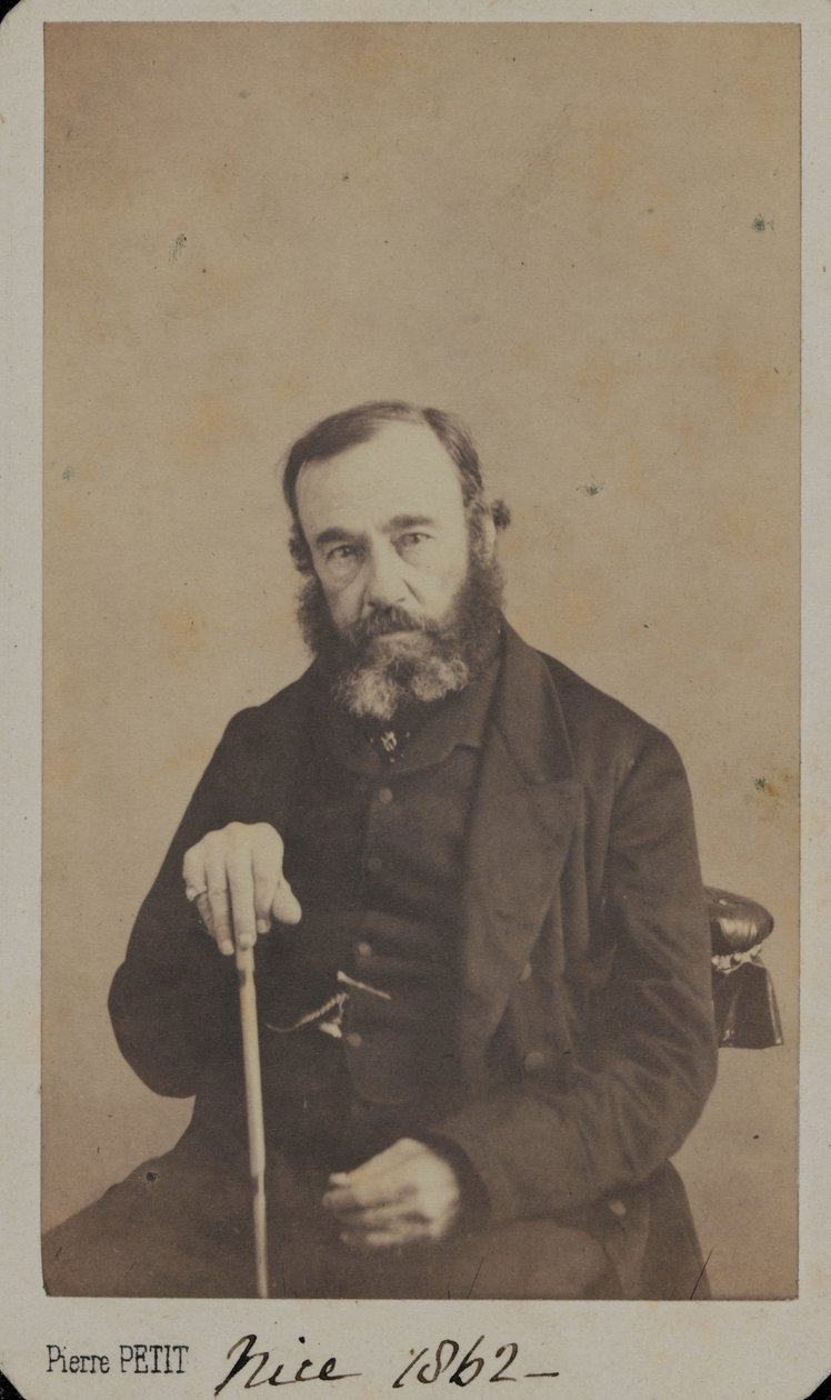 Lieutenant-General Sir James Outram in civilian clothes, Nice, 1862 by Unknown