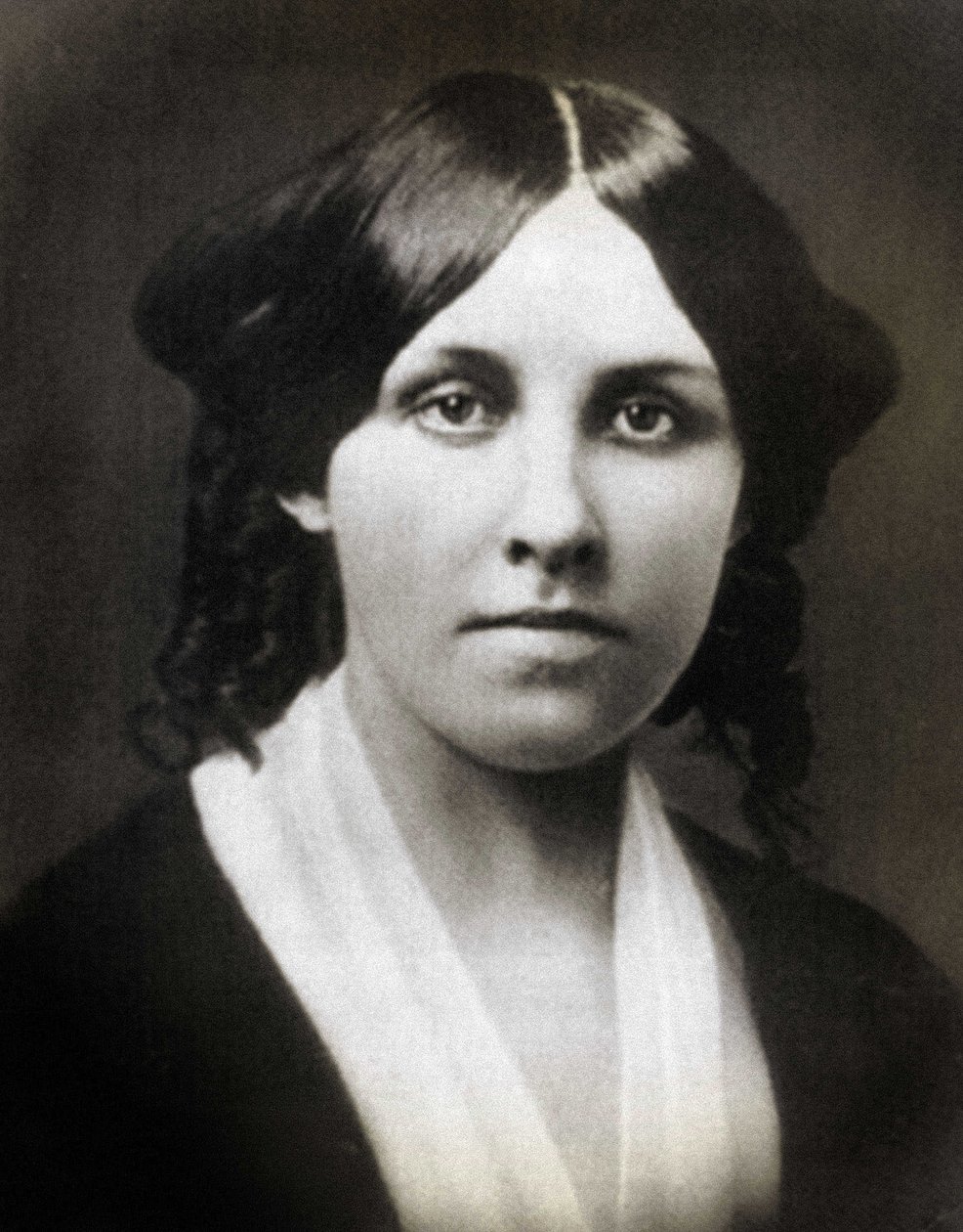 Louisa May Alcott (1832 - Boston 1888), American writer by Unknown photographer