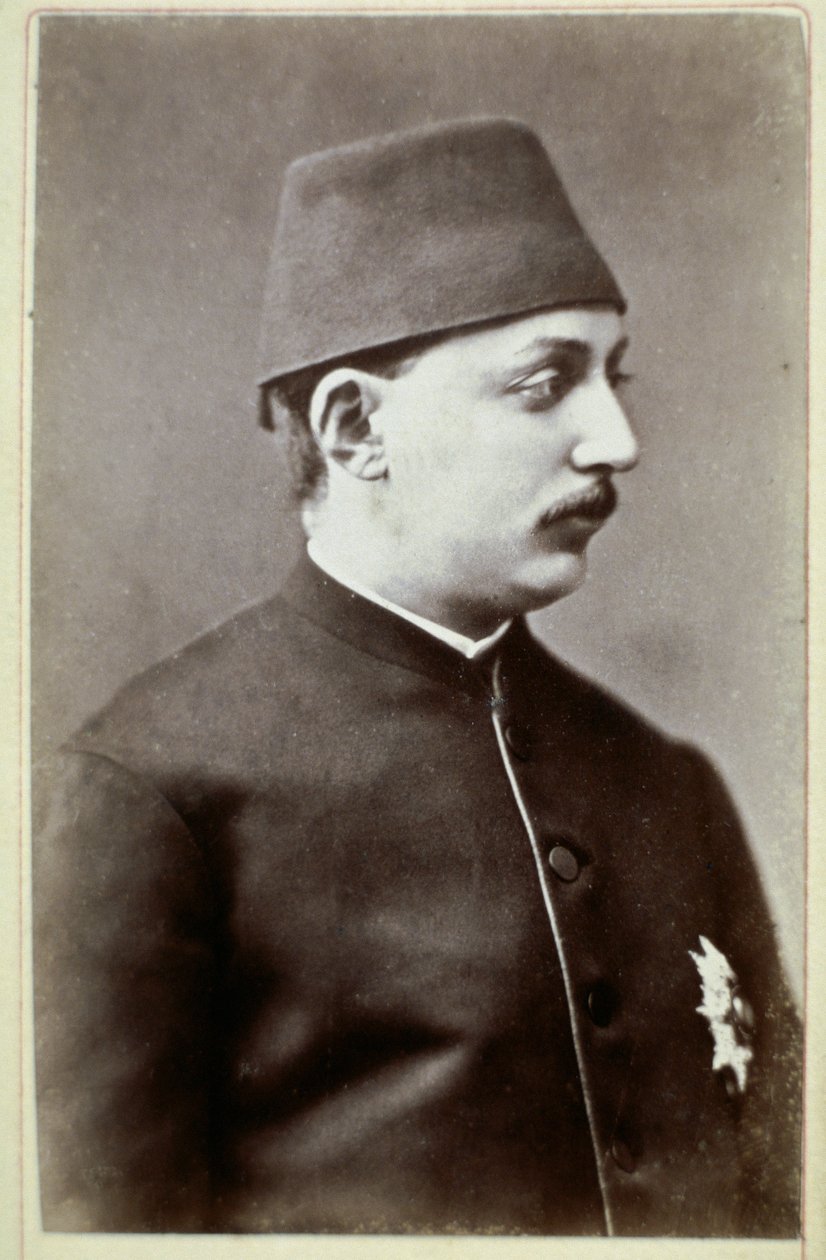 Ottoman Empire: Portrait of Sultan Murad V (1840-1904). Photography. 1876 Ankara, Turkish Historical Society Turkey by Unknown photographer