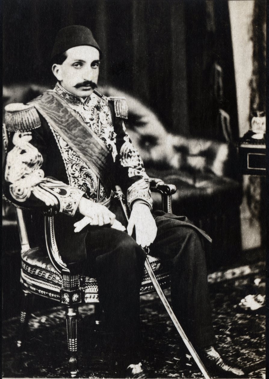 Portrait of Abdulhamid II, Sultan of the Ottoman Empire by Unknown photographer