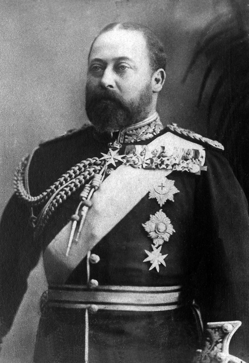 Portrait of Albert Edward, Prince of Wales, then King of England under the name of Edward VII (1841-1910) by Unknown photographer