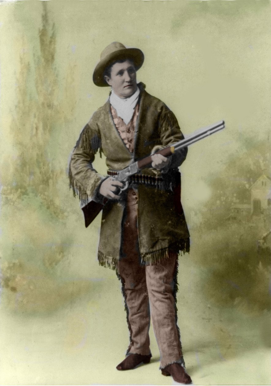 Portrait of Calamity Jane (Martha Canary) in 1895 by Unknown photographer