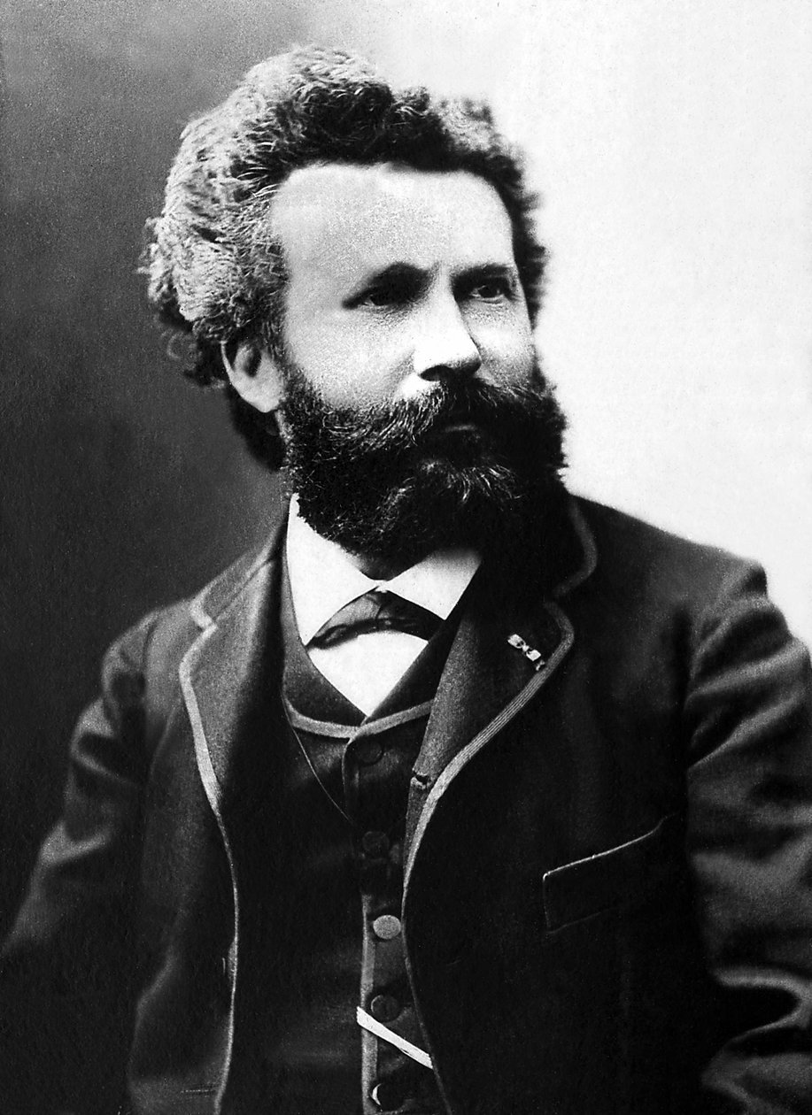 Portrait of Camille Flammarion (1842-1925), French astronomer and scientific journalist by Unknown photographer