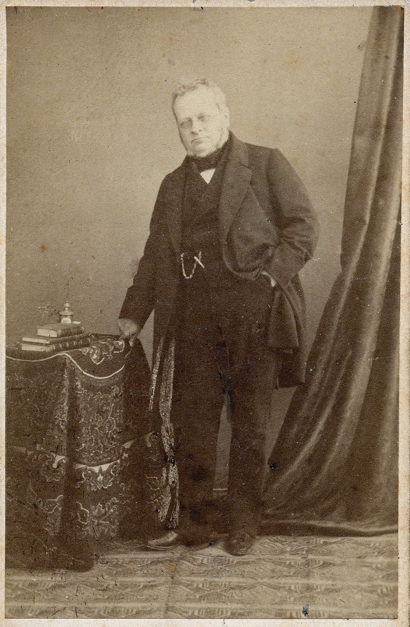 Portrait of Count Camillo Berso of Cavour (1810-61) - circa 1855 by Unknown photographer